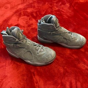 Air Jordans 8 Retro Cool Grey Like New Barely Worn Size 8